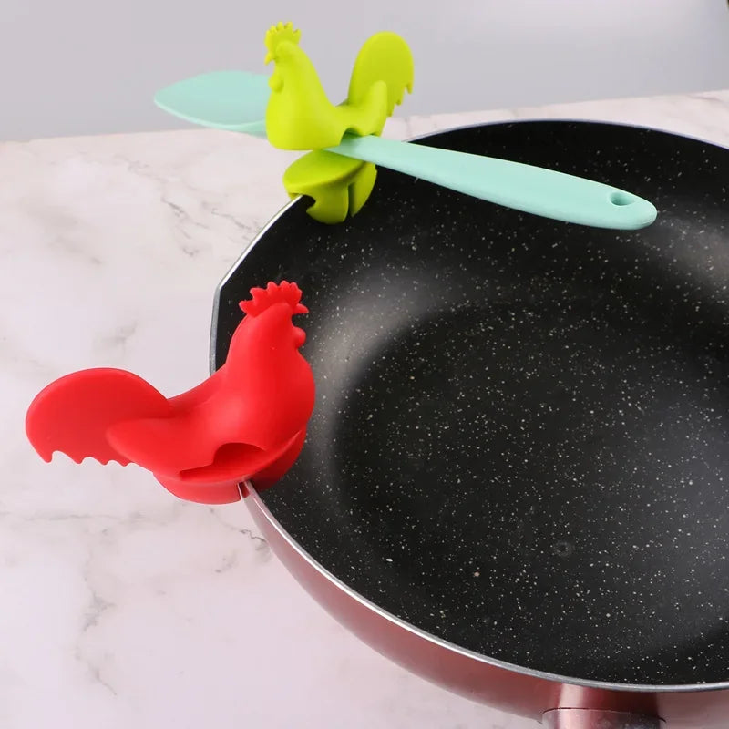 Cartoon Chicken Shape Silicone Pot Lid Clip